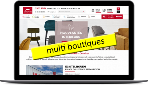 site web multi boutiques réseaux et franchises - L'Agence Digitaline
